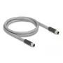 Cable sensor/actuador DeLOCK 80534 3 m RST M12 gris