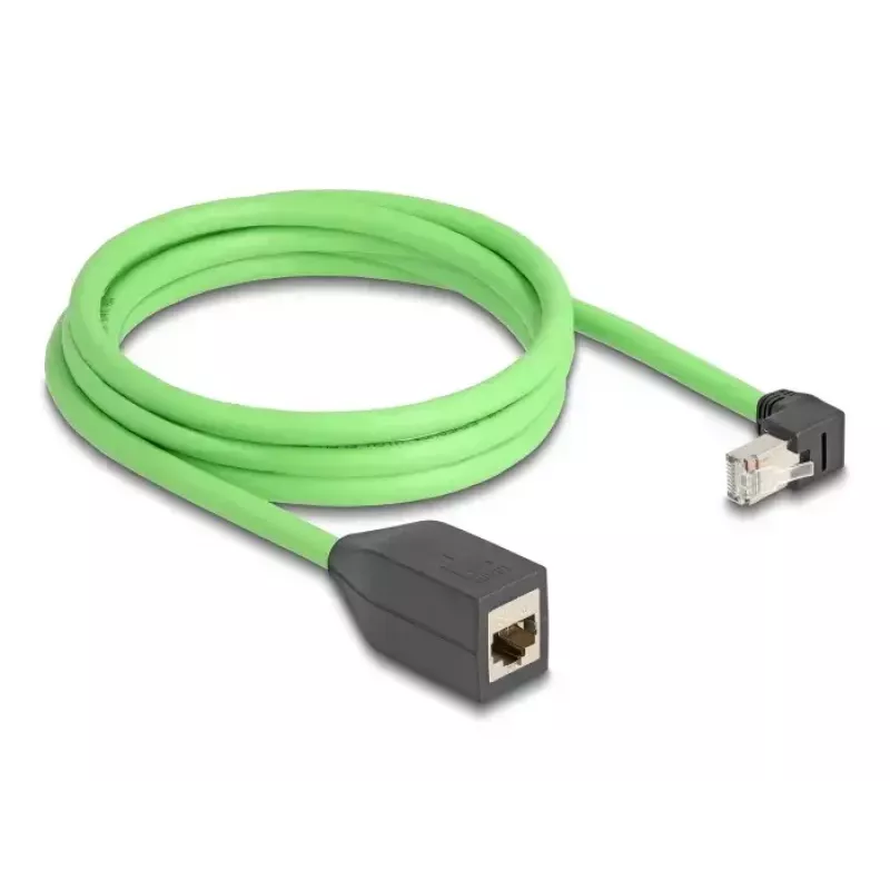Cable de red DeLOCK 80887 RJ-45 Cat6a 2 m negro verde