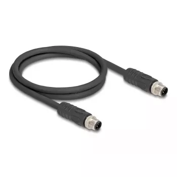 Cable sensor/actuador DeLOCK 80515 2 m RST M12 negro