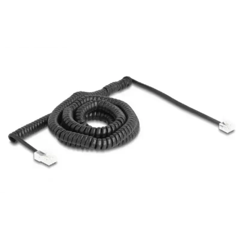Cable de teléfono DeLOCK 10 m negro RJ-11 RJ-45