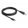 Delock Cable de carga para portátil, USB Type-C macho a IBM 7,9 x 5,5 mm macho (87979)