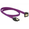 Cable SATA DeLOCK 83696 0,5 m lila