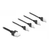Cable de alimentación DeLOCK 90173 negro 1 m 4 x DC