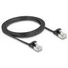Cable de red DeLOCK 81164 RJ-45 Cat6a 1,5 m negro