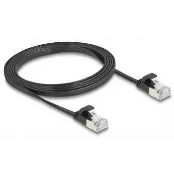 Cable de red DeLOCK 81164 RJ-45 Cat6a 1,5 m negro