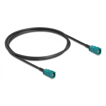 Cable coaxial DELOCK 90678 HSD Z a HSD Z, 1 m, negro/azul