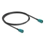 Cable coaxial DELOCK 90678 HSD Z a HSD Z, 1 m, negro/azul