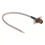 Cable coaxial DELOCK 90733 RG-316/U 0,2 m con conector macho FAKRA-F