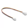 Alargador de cable DELOCK 90870 para sistemas de refrigeración de ordenador, PVC, Ø 1,3 mm, negro/rojo/blanco/amarillo
