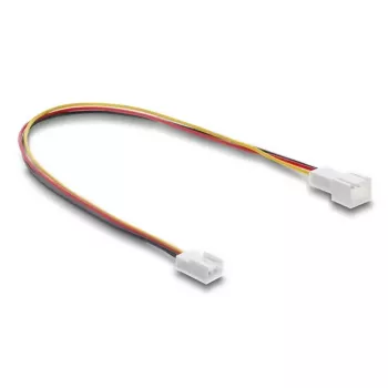Alargador de cable DELOCK 90870 para sistemas de refrigeración de ordenador, PVC, Ø 1,3 mm, negro/rojo/blanco/amarillo