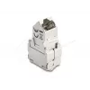 Delock 90938 Módulo Keystone de RJ45 a LSA Cat.6A, acodado a 45 grados, blindado, salida de cable a 180 grados, sin herramientas