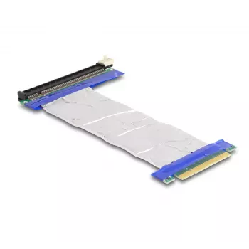 Tarjeta riser DeLOCK PCI Express x8 conector macho a ranura x16 con cable 20 cm