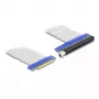 Tarjeta riser DeLOCK PCI Express x8 conector macho a ranura x16 con cable 20 cm
