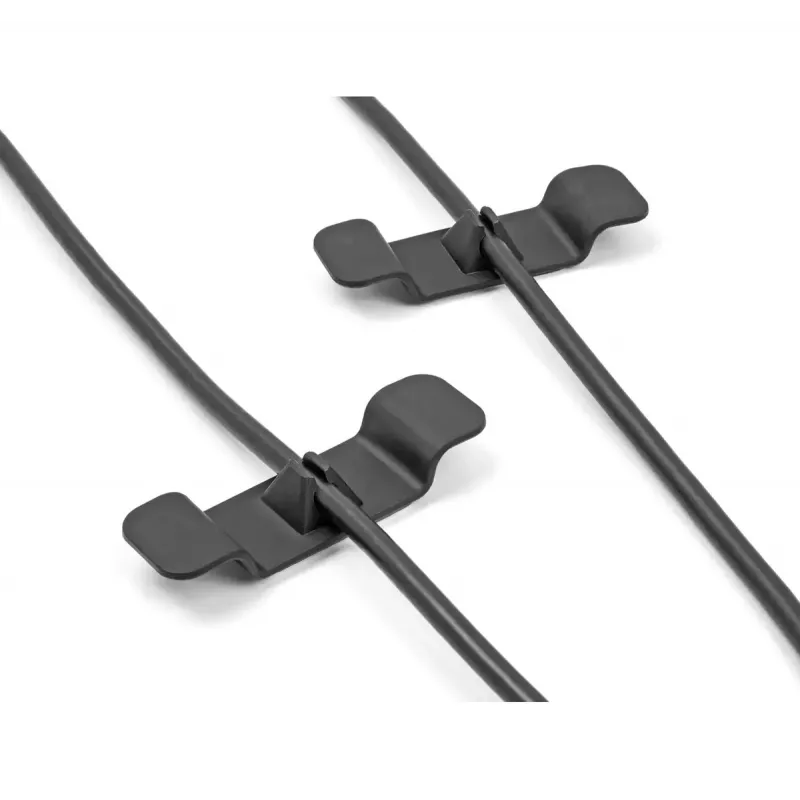 Sujetacables DeLOCK 18447 autoadhesivo negro pack de 3