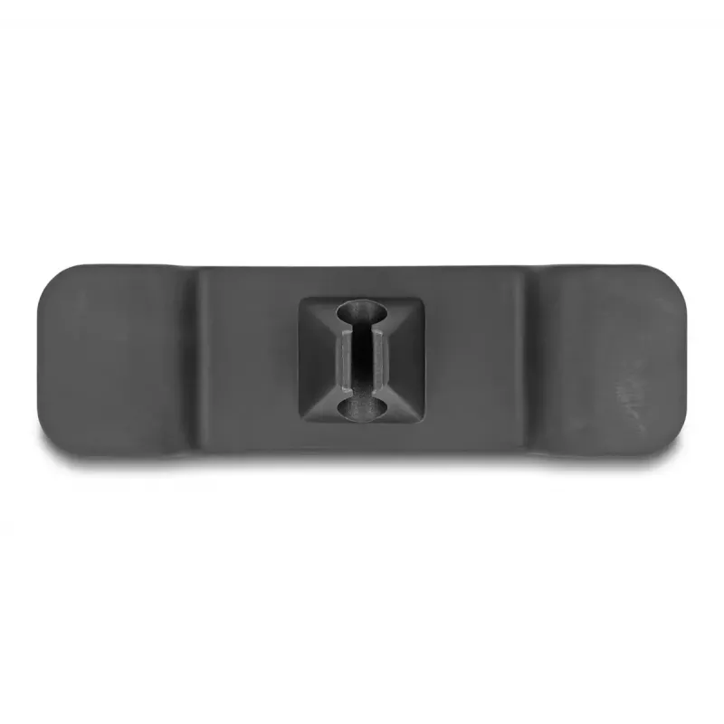 Sujetacables DeLOCK 18447 autoadhesivo negro pack de 3