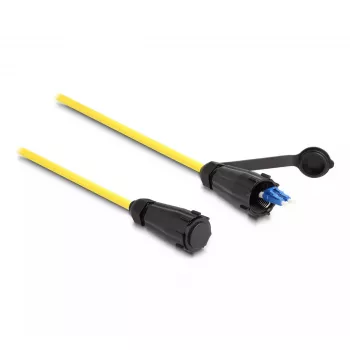 Cable de fibra óptica DeLOCK LC dúplex a LC dúplex 1 m monomodo IP68