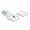 Roseta de conexión de fibra óptica DeLOCK 2 x SC/APC simplex 40 m