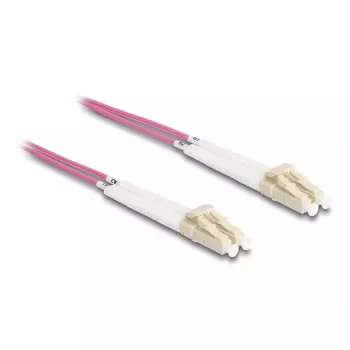 Cable de fibra óptica DeLOCK LC dúplex a LC dúplex OM4 1 m