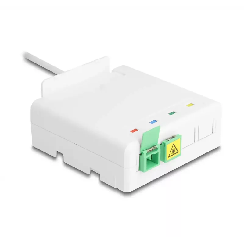 Roseta de conexión de fibra óptica DeLOCK 2 x SC/APC simplex 20 m cable