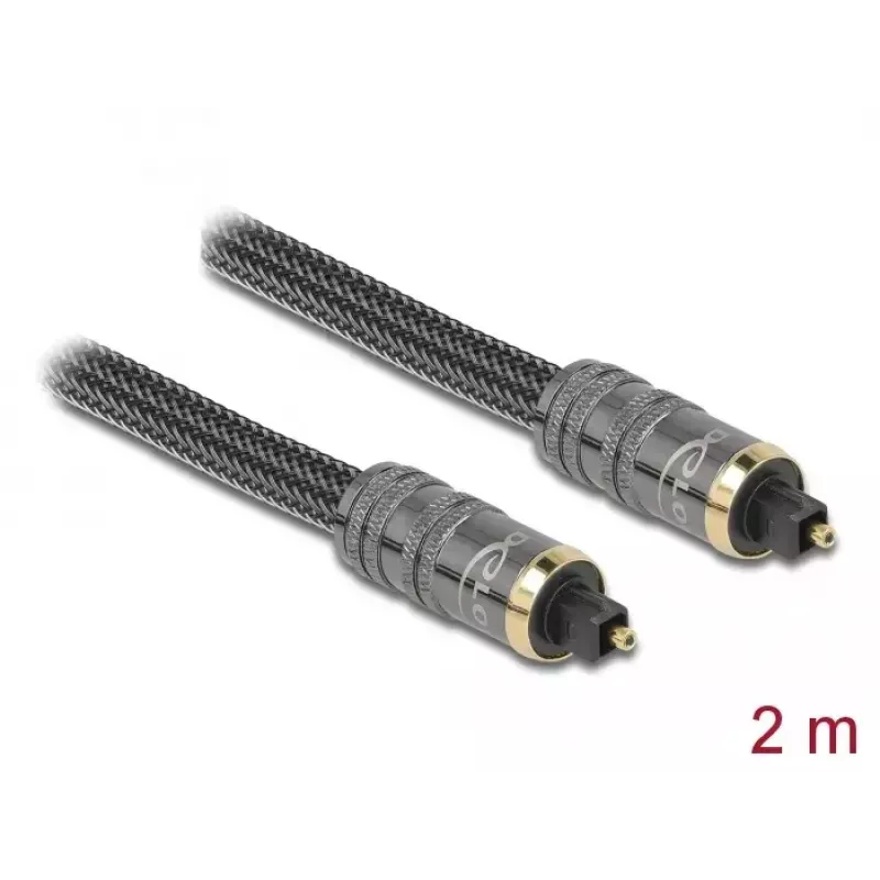 Cable TOSLINK estándar conector – conector 2 m DeLOCK 86984