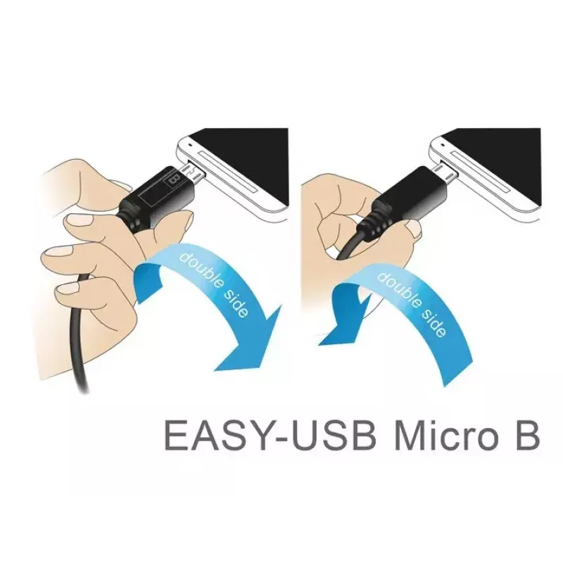 Cable USB DeLOCK 83851 USB 2.0 3 m USB A Micro-USB B Negro