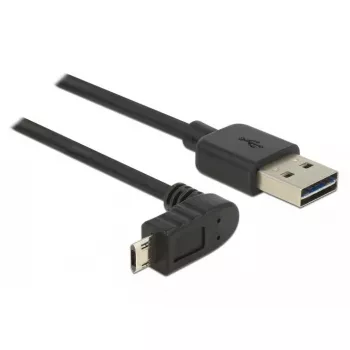 Cable USB DeLOCK 83856 USB 2.0 2 m USB A Micro-USB B Negro