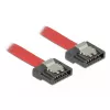 Cable SATA DeLOCK 0,5 m SATA III 7 pines rojo