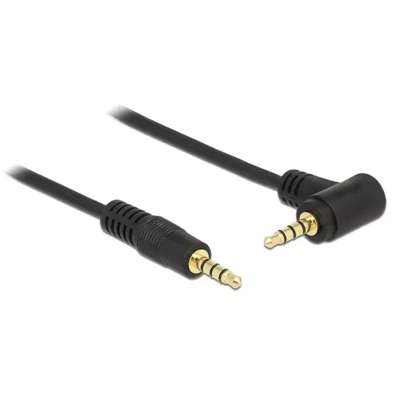 Cable de audio 3,5 mm DeLOCK 84737 1 m negro