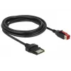 Cable de alimentación DeLOCK 85479 3 m PoweredUSB negro