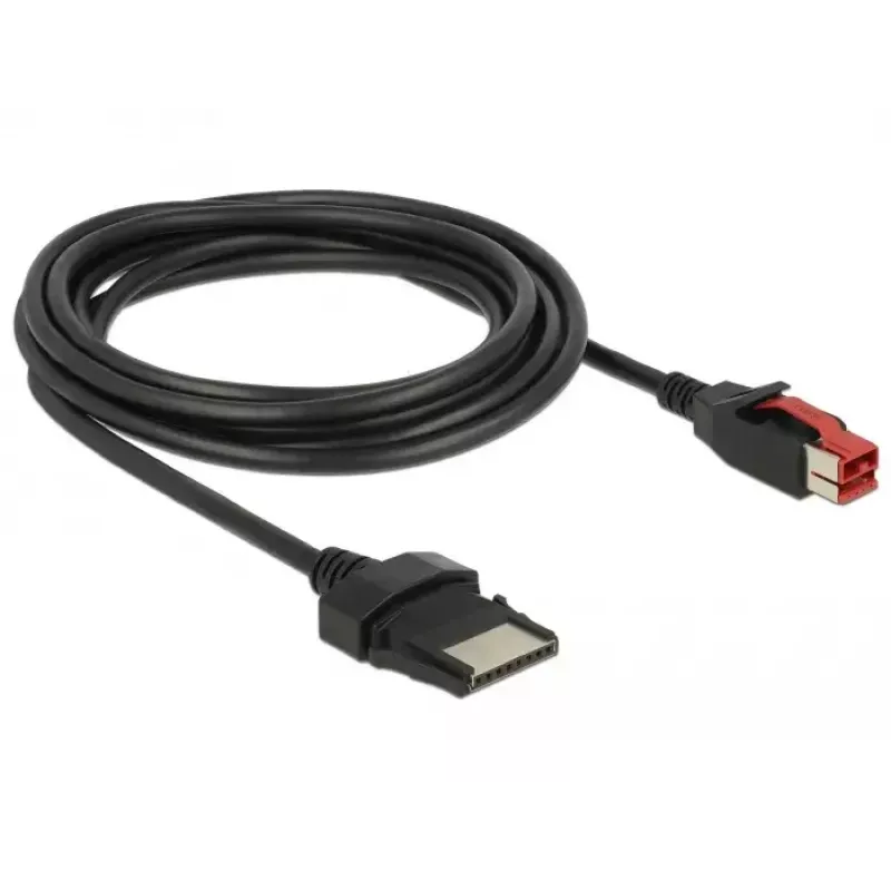 Cable de alimentación DeLOCK 85479 3 m PoweredUSB negro