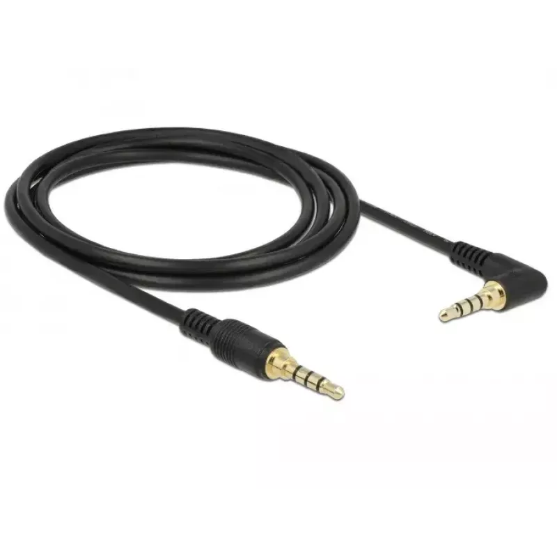 Cable de audio DeLOCK 85613 2 m 3,5 mm negro