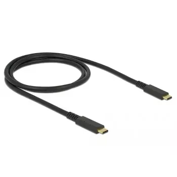 Cable USB DeLOCK 85207 USB 3.2 Gen 2 1 m USB-C negro