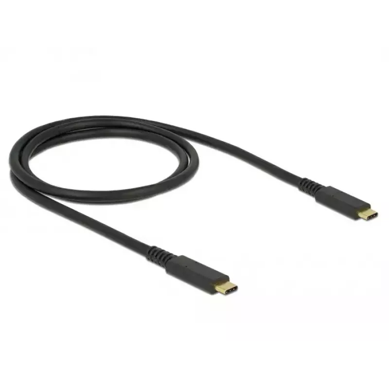 Cable USB DeLOCK 85207 USB 3.2 Gen 2 1 m USB-C negro