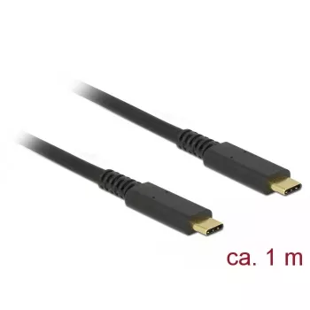 Cable USB DeLOCK 85207 USB 3.2 Gen 2 1 m USB-C negro