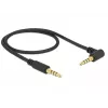 Cable de audio DeLOCK 85607 0,5 m 3,5 mm negro