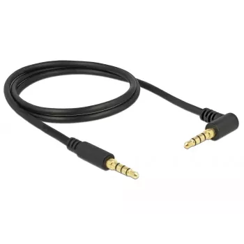 Cable de audio DeLOCK 85610 1 m 3,5 mm negro