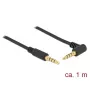 Cable de audio DeLOCK 85610 1 m 3,5 mm negro