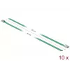 Brida de cable DeLOCK 18802 acero verde 300 mm 10 uds.