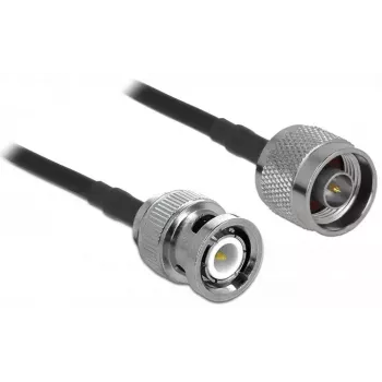 Cable coaxial LMR195 DeLOCK 90425 10 m negro gris
