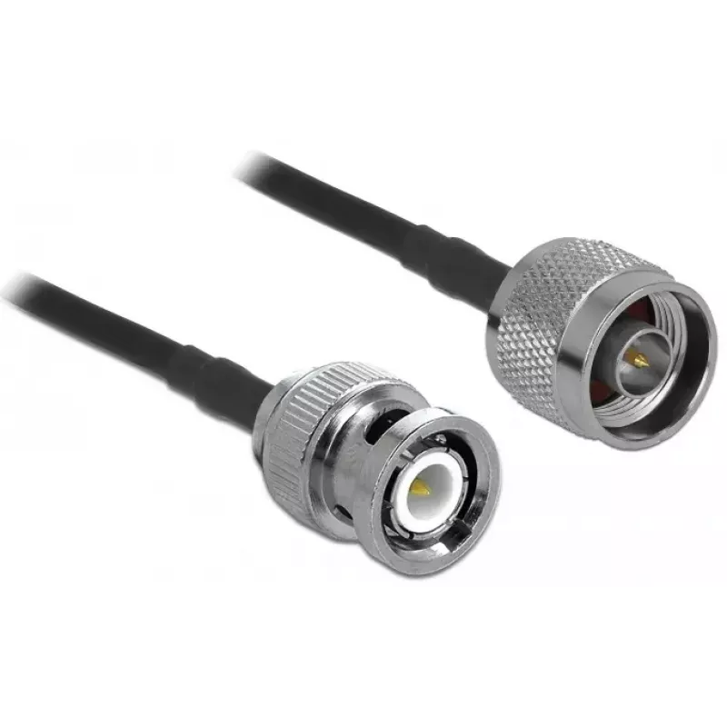 Cable coaxial LMR195 DeLOCK 90425 10 m negro gris