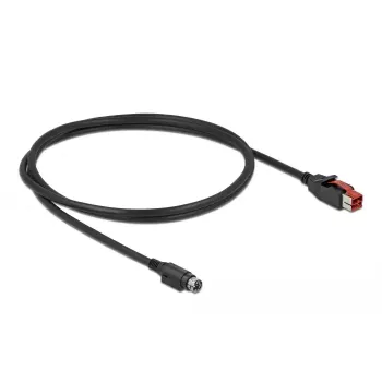 Cable PoweredUSB DeLOCK 85947 24V Mini-DIN 3 polos 3m