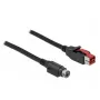 Cable PoweredUSB DeLOCK 85947 24V Mini-DIN 3 polos 3m