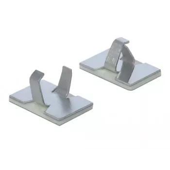 Sujetacables DeLOCK 60183 plata 10 uds.