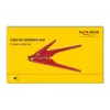 Alicate DELOCK 86773 – construcción metálica, mangos de acero, mangos rojos