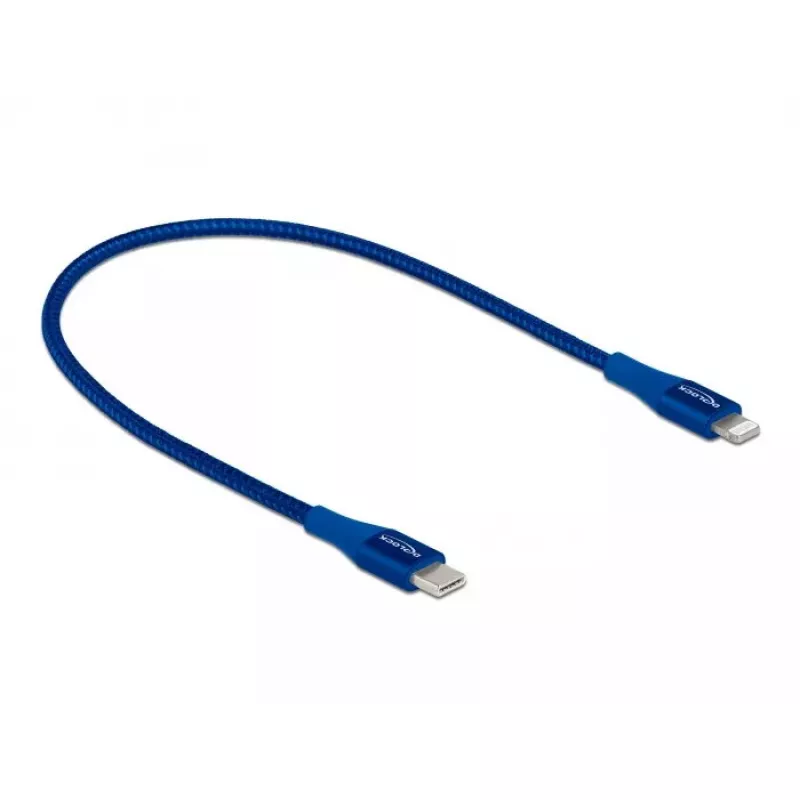 Cable de datos y carga DeLOCK USB Type-C a Lightning 0,5 m MFi