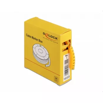 Marcadores de cables DeLOCK 18355 amarillo plástico 500 uds.