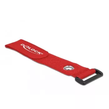Bridas de velcro DeLOCK 19550 rojo 3 uds.