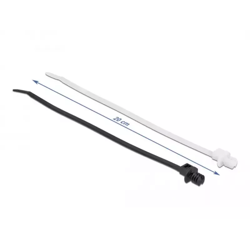 Bridas con base de lamas DeLOCK 19502 L 200 x An 4,8 mm 100 uds.