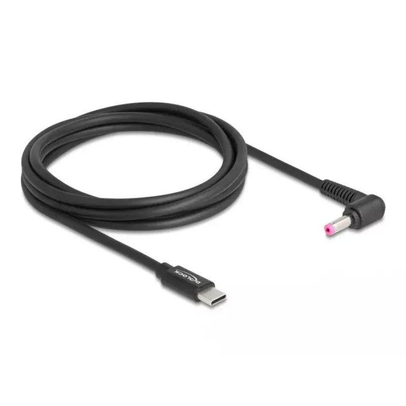 Cable de carga para portátil DeLOCK USB Type-C macho a HP 4,8 x 1,7 mm macho 1,5 m 20 V