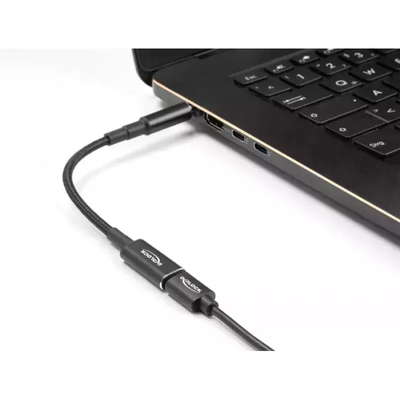 Cable adaptador DeLOCK USB Type-C hembra a Dell 4,5 x 3,0 mm macho 15 cm